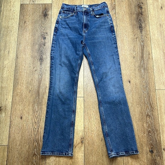 AGOLDE High Rise Straight Leg Jeans Size 25 - Picture 2 of 10